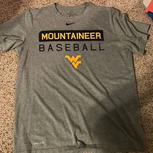 West Virginia University baseball shirt